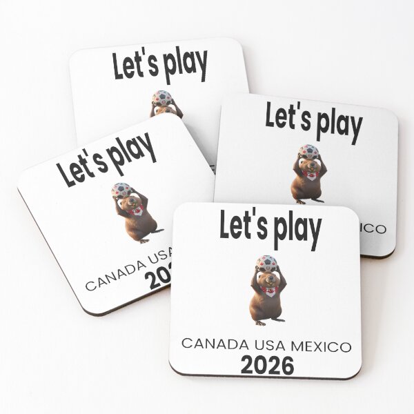 Item preview, Canadian beaver invites you to World Cup 2026 in USA, Canada and Mexico designed and sold by ParadoxParadox.