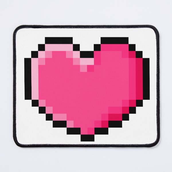 Item preview, Retro Pixel Heart Icon designed and sold by UncleElijahsArt.