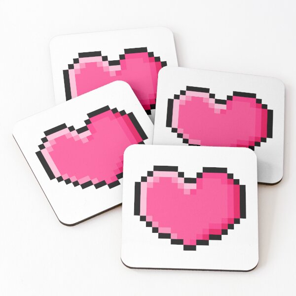 Item preview, Retro Pixel Heart Icon designed and sold by UncleElijahsArt.