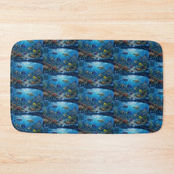 Item preview, Frutiger Aero Tropical Reef Tank designed and sold by CraftyPawsSB.