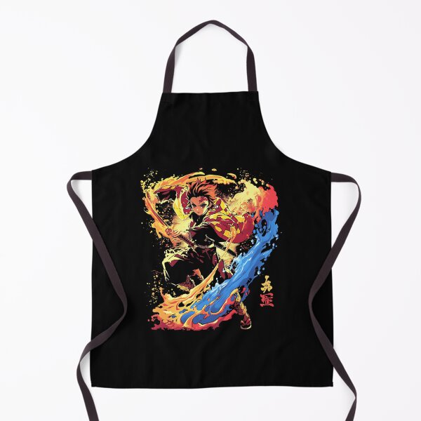 Item preview, Demon Slayer Tanjiro Kamado Fire Water Breathing Anime Art designed and sold by siennalabeoo.