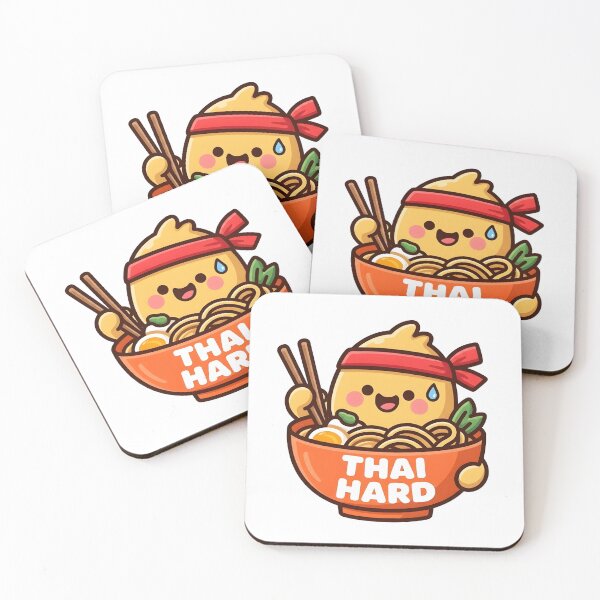 Item preview, Thai ramen bowl with the phrase ‘Thai Hard’ designed and sold by wingoo22.