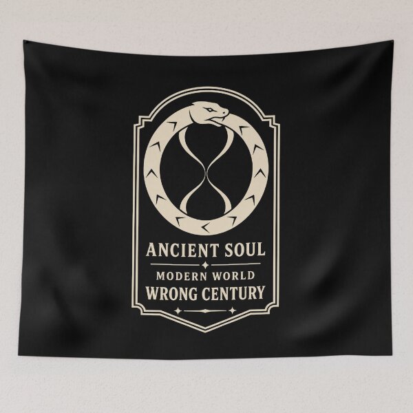 Item preview, Ancient Soul Modern World Wrong Century Ouroboros Shirt designed and sold by Lyfeinsights.