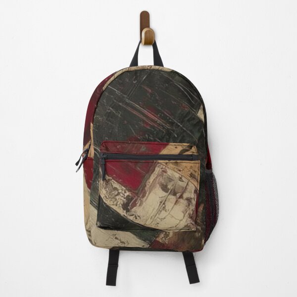 Item preview, Abstract Red Green and Gold Pattern designed and sold by ZedColors.