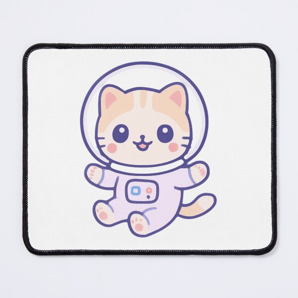 Item preview, Kawaii Astronaut Kitten | Cute Space Cat Art designed and sold by Noxivora.