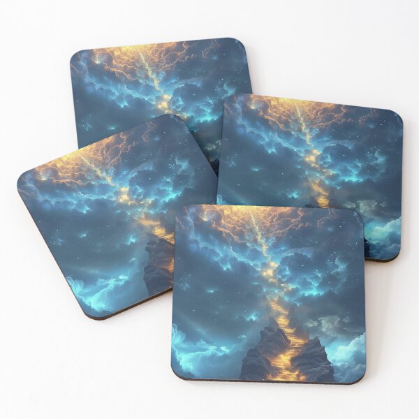Item preview, Celestial Stairway Through The Clouds designed and sold by QuantumDrift.