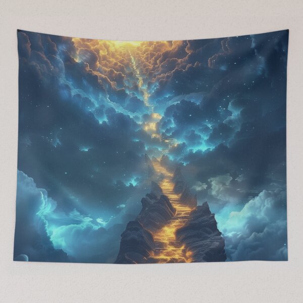 Item preview, Celestial Stairway Through The Clouds designed and sold by QuantumDrift.