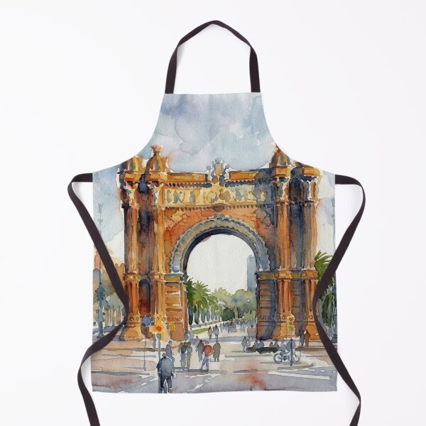 Item preview, Barcelona Arc de Triomf Watercolor designed and sold by caracatita75.