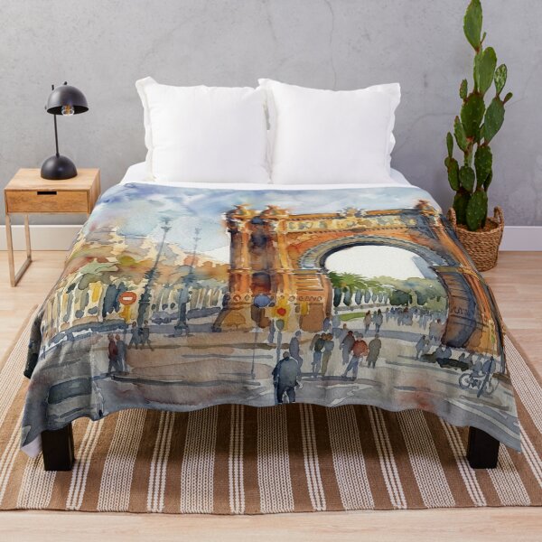 Item preview, Barcelona Arc de Triomf Watercolor designed and sold by caracatita75.