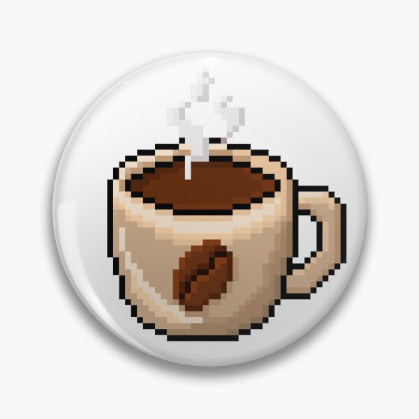 Item preview, Pixel Art Coffee Cup designed and sold by UncleElijahsArt.