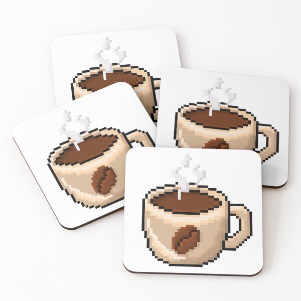 Item preview, Pixel Art Coffee Cup designed and sold by UncleElijahsArt.