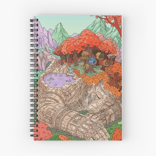 Item preview, The Sleeping Giant - Cozy Fantasy Forest Wall Art designed and sold by AliAltinelArt.