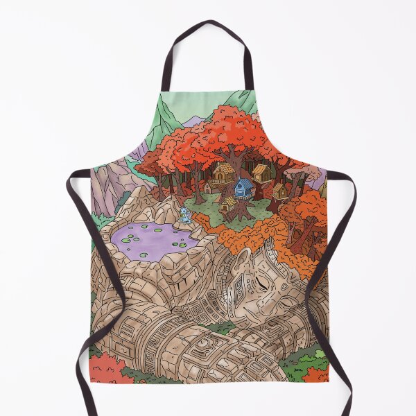 Item preview, The Sleeping Giant - Cozy Fantasy Forest Wall Art designed and sold by AliAltinelArt.