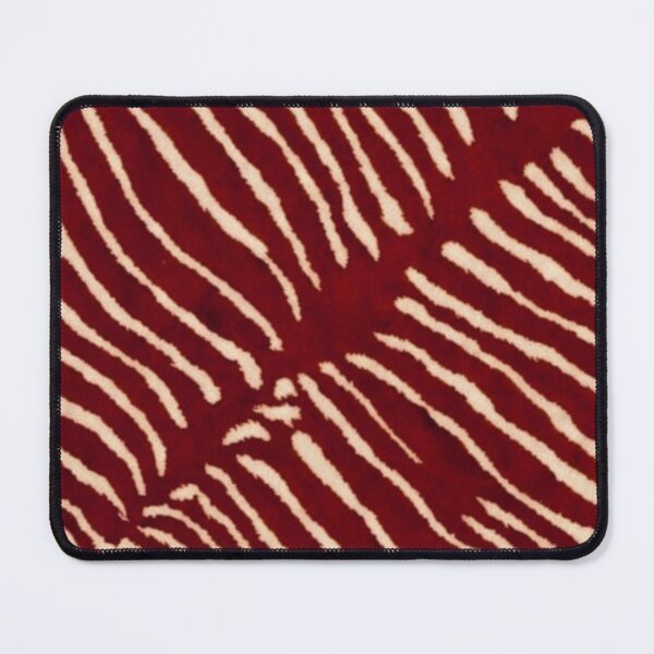 Item preview, Red and Beige Zebra Stripes designed and sold by ZedColors.