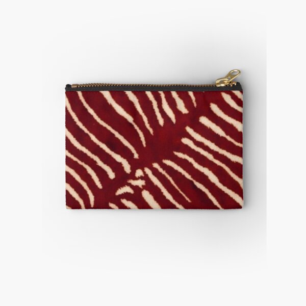 Item preview, Red and Beige Zebra Stripes designed and sold by ZedColors.
