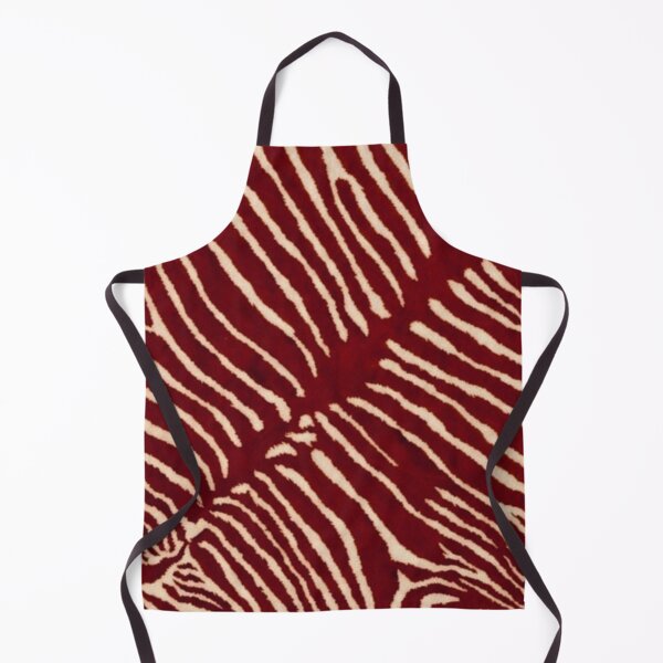 Item preview, Red and Beige Zebra Stripes designed and sold by ZedColors.