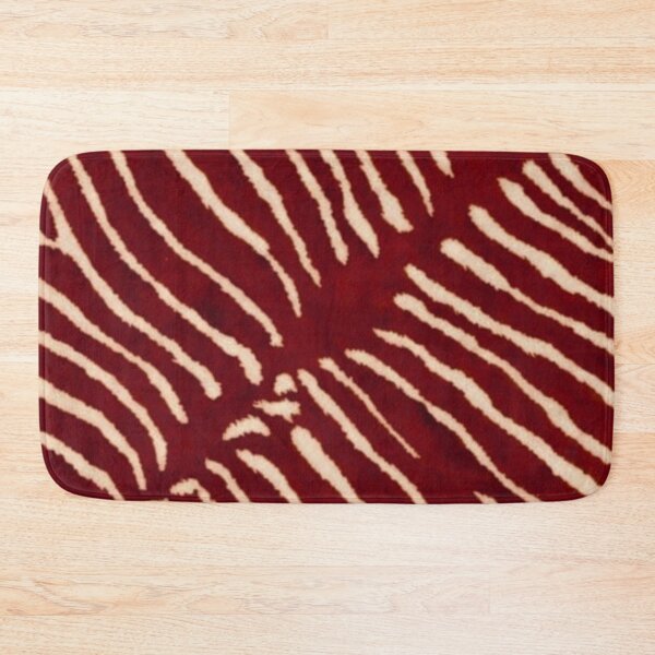 Item preview, Red and Beige Zebra Stripes designed and sold by ZedColors.