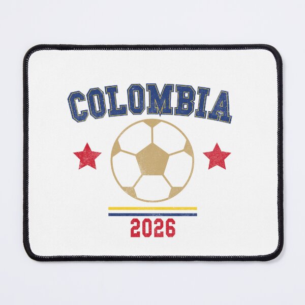 Aperçu de l'œuvre Colombie — T-shirt de football vintage créée et vendue par C & T ArtLab.