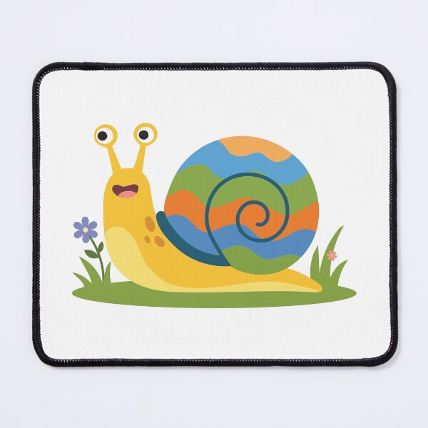 Item preview, Yellow Snail with Landscape Spiral Shell designed and sold by BetweenForms.