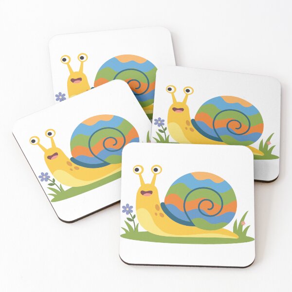 Item preview, Yellow Snail with Landscape Spiral Shell designed and sold by BetweenForms.