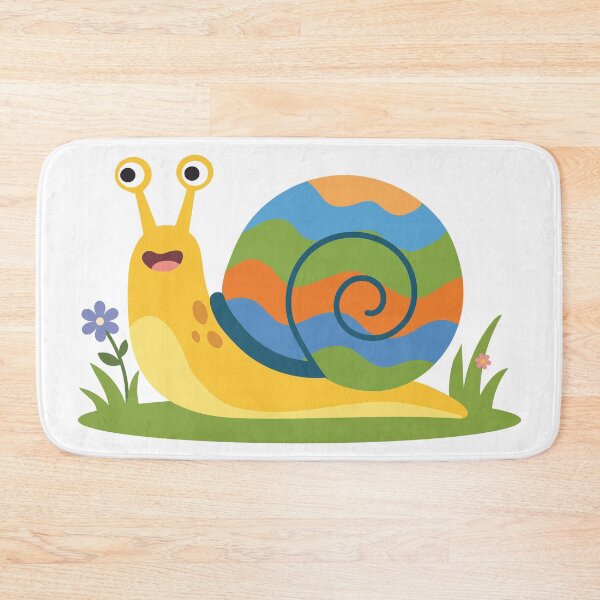 Item preview, Yellow Snail with Landscape Spiral Shell designed and sold by BetweenForms.