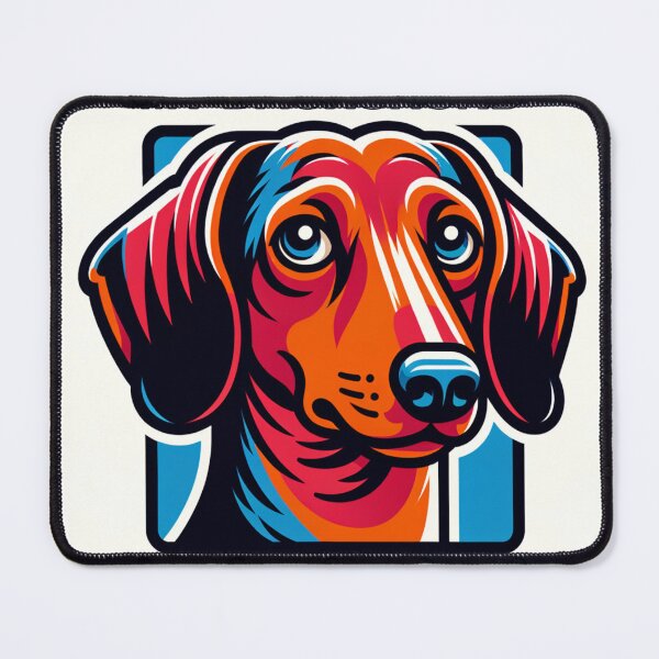 Item preview, My Dachshund Is Judging You Sticker | Side Eye Wiener Dog designed and sold by TheSlapStackShop.