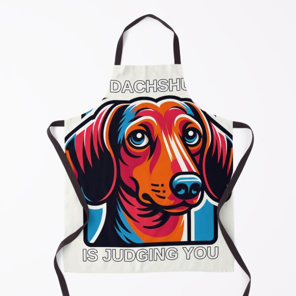 Item preview, My Dachshund Is Judging You Sticker | Side Eye Wiener Dog designed and sold by TheSlapStackShop.
