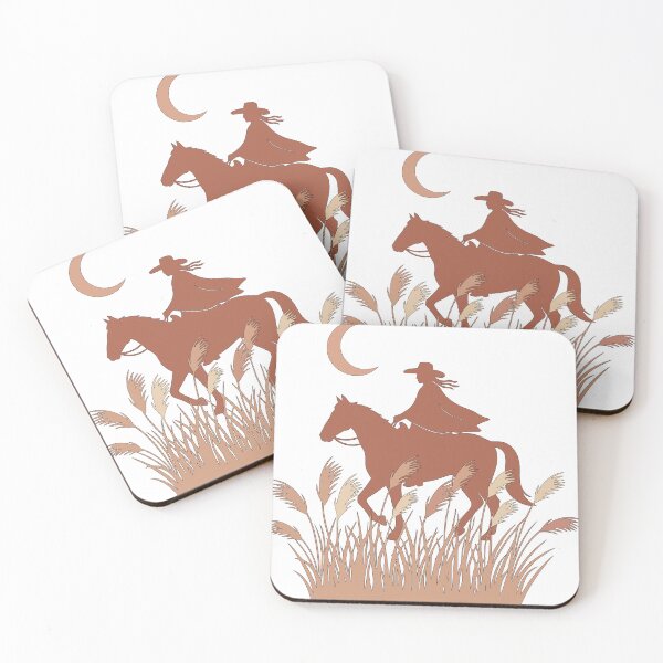 Item preview, Dancing Coastal Cowgirl Art - Aesthetic Western Woman with Cowboy Boots & Cactus designed and sold by BestChoiceService.