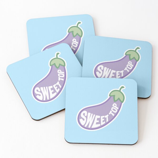 Item preview, Eggplant Emoji Aubergines Sweet Top Funny Gay Eggplant Emoji designed and sold by Gay-Koala.