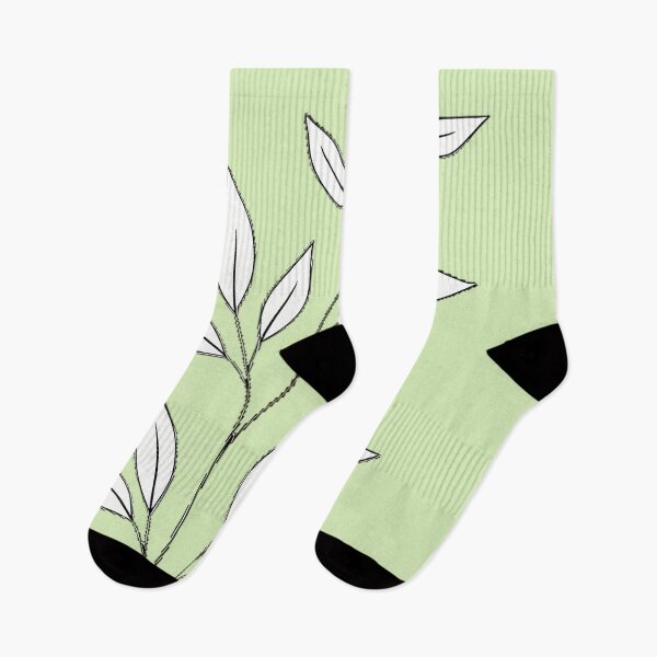 Item preview, Minimalist Botanical Branch Line Art - Elegant Black and White Leaves designed and sold by RBCTk.