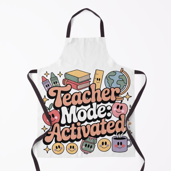 Item preview, It's a Chaotic Day for Teaching Retro designed and sold by Tshirt-Deer.