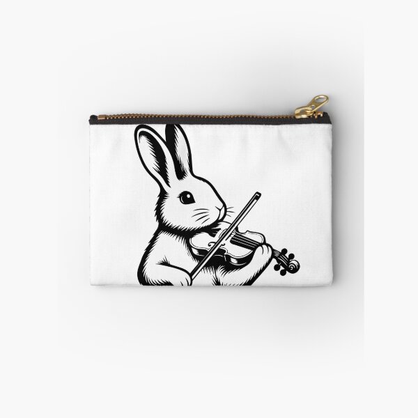 Item preview, Rabbit playing the violin designed and sold by heptenart.