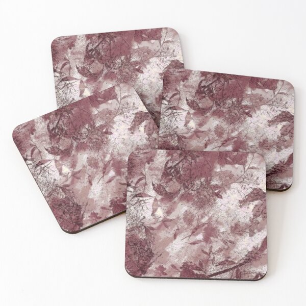 Item preview, Abstract Red and White Floral Design designed and sold by ZedColors.