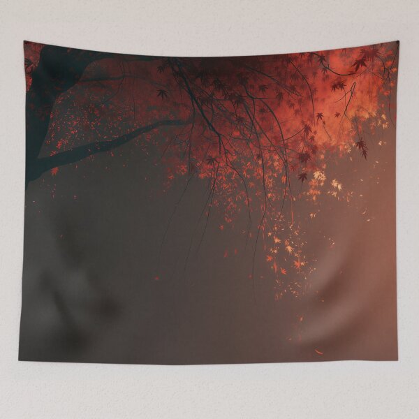Item preview, Crimson Silence Beneath the Ancient Tree designed and sold by oanaunciuleanu.