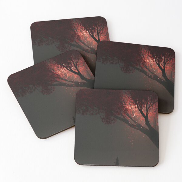 Item preview, Crimson Silence Beneath the Ancient Tree designed and sold by oanaunciuleanu.