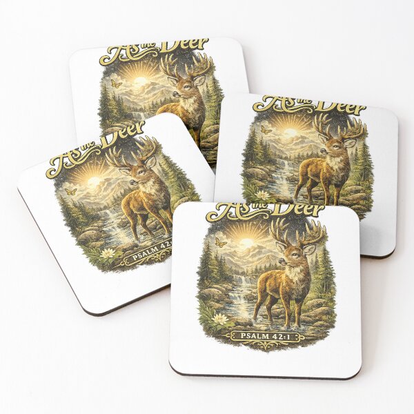 Item preview, As The Deer Psalm 42:1 Shirt | Christian Vintage Deer Tee designed and sold by Ermicioi.
