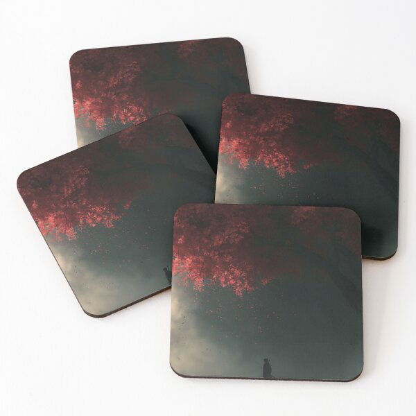 Item preview, Crimson Silence Beneath the Ancient Tree designed and sold by oanaunciuleanu.