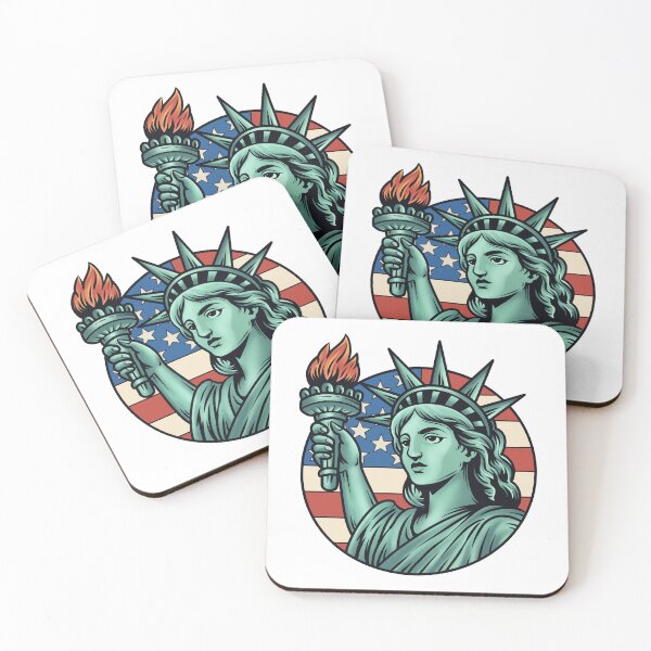 Item preview, Retro Statue of Liberty 4th of July designed and sold by Anne97s.