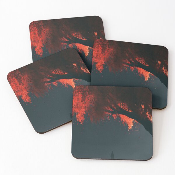 Item preview, Crimson Silence Beneath the Ancient Tree designed and sold by oanaunciuleanu.