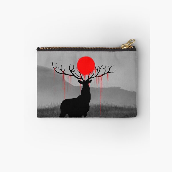 Item preview, Surreal Deer Beneath the Red Sun designed and sold by Ola-urb.