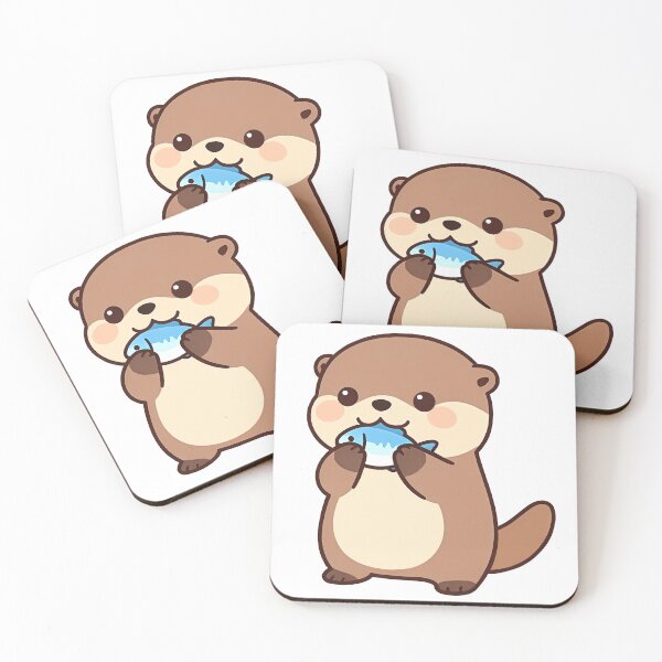 Item preview, Otter eating fish designed and sold by Kimicute.