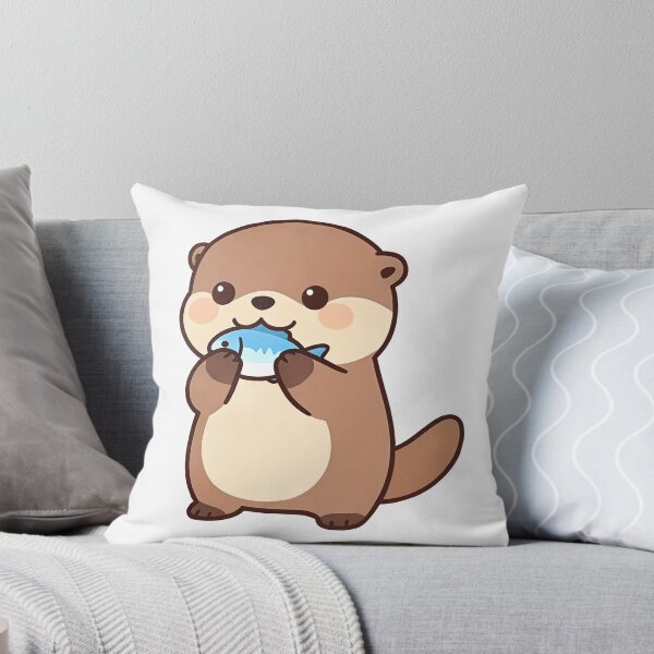 Item preview, Otter eating fish designed and sold by Kimicute.