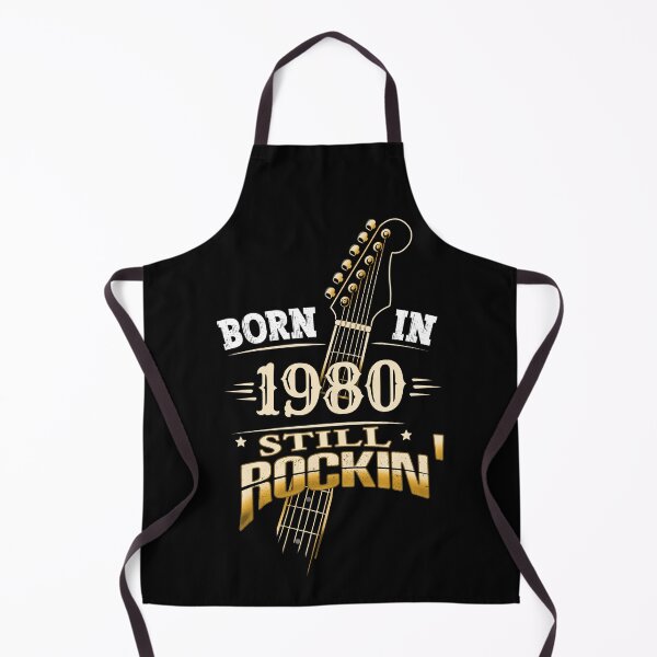 Item preview, Born In 1980 Still Rockin Vintage Guitar Design designed and sold by Pavelus.