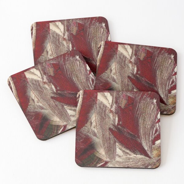 Item preview, Abstract Red Black and Gold Pattern designed and sold by ZedColors.