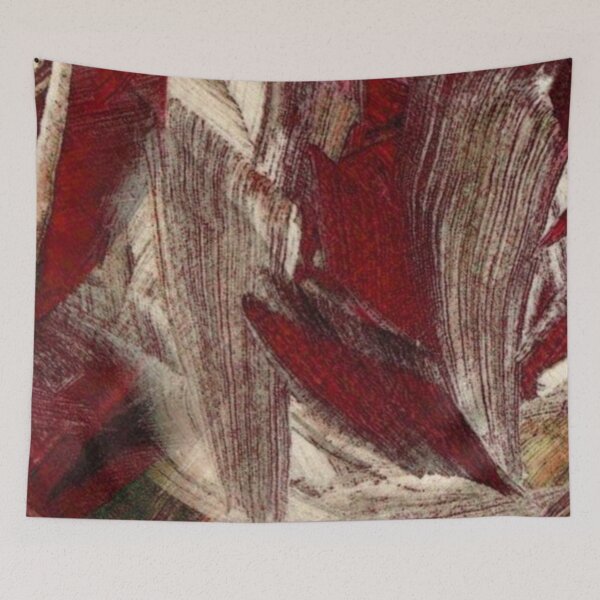 Item preview, Abstract Red Black and Gold Pattern designed and sold by ZedColors.