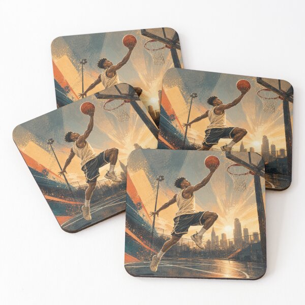 Item preview, Urban Dunk Basketball Street Court Artwork designed and sold by ArtComixHaven.