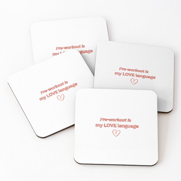 Item preview, Pre-Workout Is My Love Language designed and sold by FitVision.