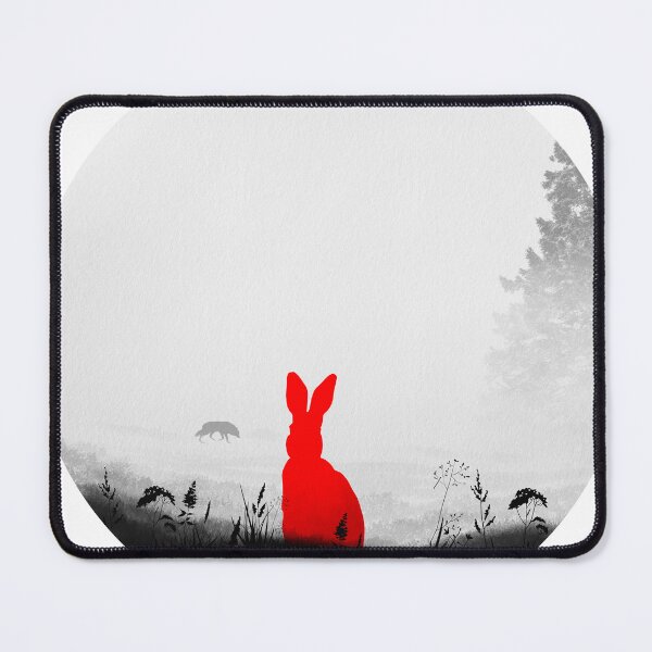 Item preview, Red Rabbit In Silent Mist designed and sold by Ola-urb.