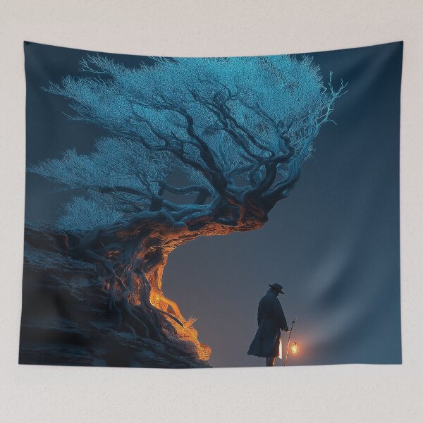 Item preview, Fantasy - The lightkeeper and the tree of silver dreams designed and sold by MetusArt.