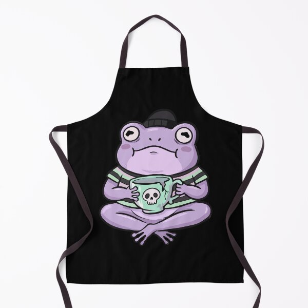 Item preview, Moody Lavender Toad Tea Time designed and sold by Emegan Print Art.